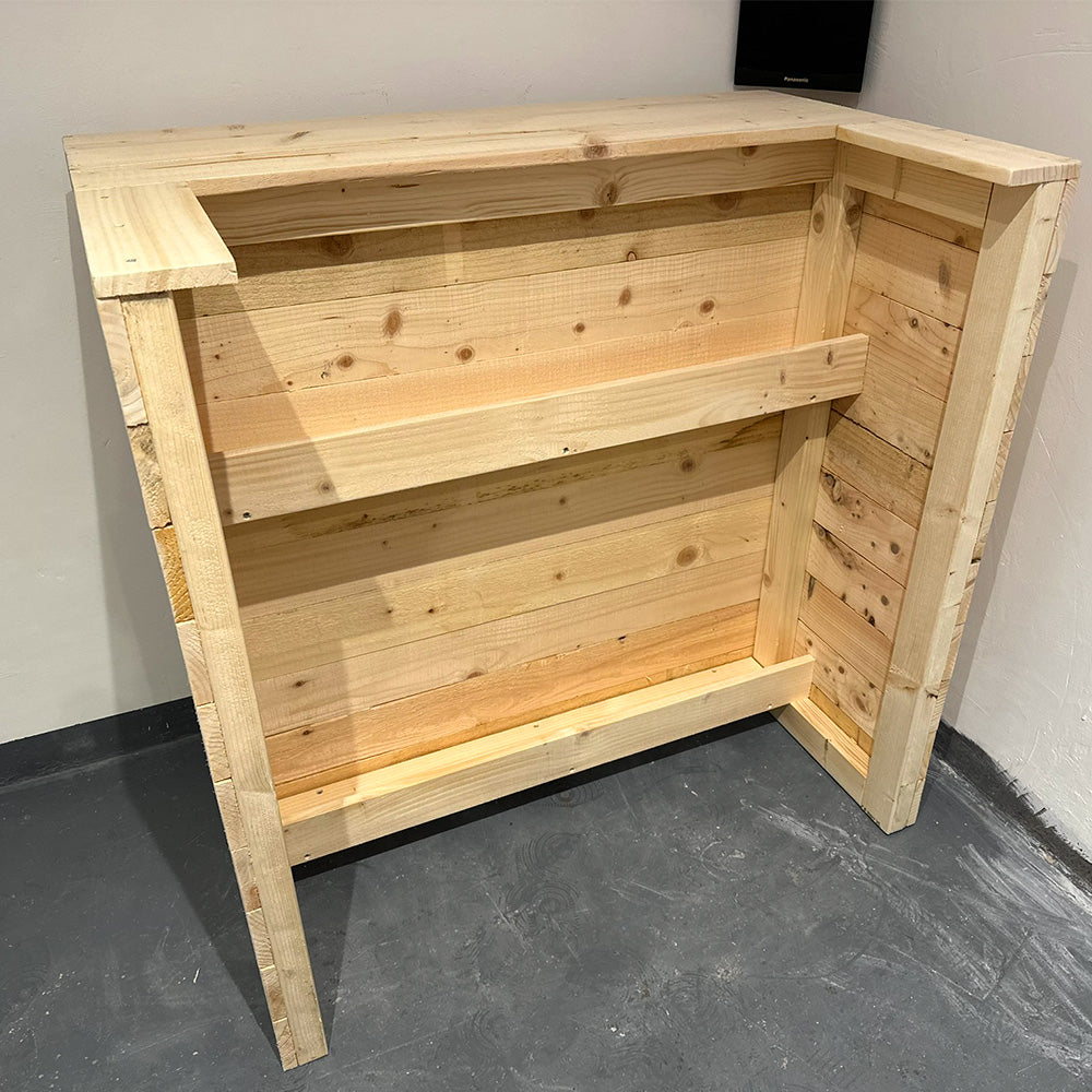 Rustic Wooden Pallet Bar - Small - Shop Online at OnlineBars