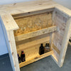 Rustic Wooden Pallet Bar - Compact - Shop Online at OnlineBars
