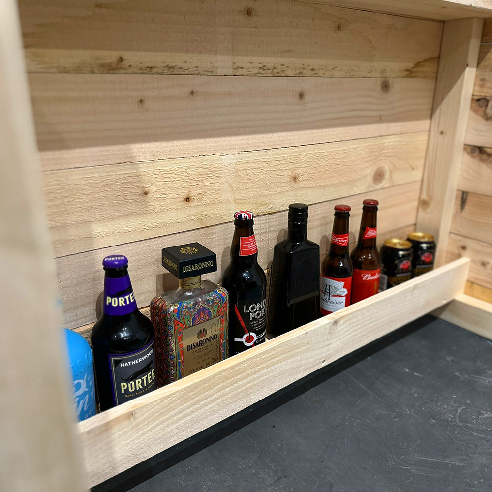 Rustic Wooden Pallet Bar - Small - Shop Online at OnlineBars