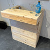 Rustic Wooden Pallet Bar - Compact - Shop Online at OnlineBars