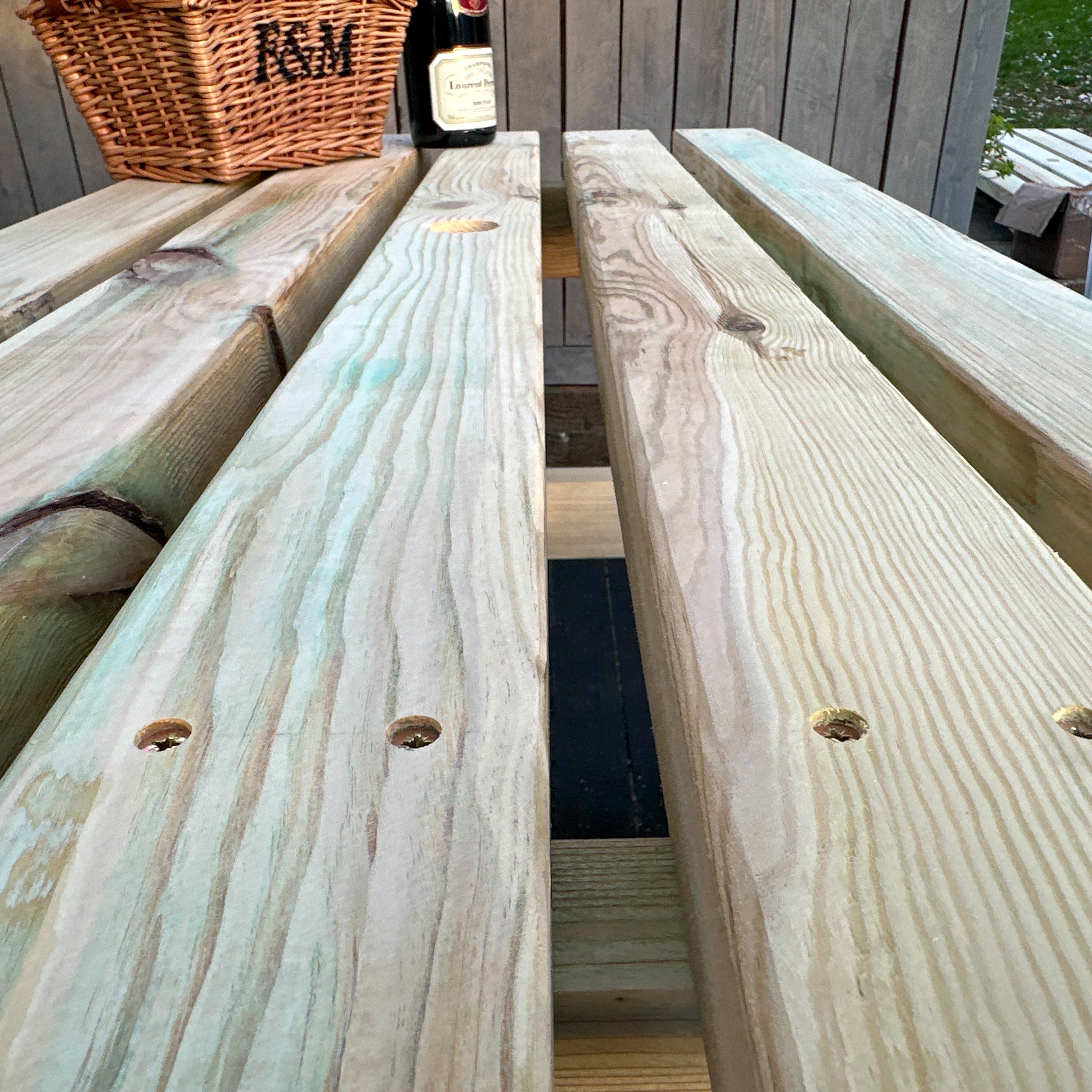 6 Seater Wooden Picnic Table