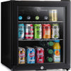 50 Litre Drinks Glass Door Fridge - Black