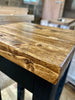 2er Set handgefertigte Barhocker im Industriestil