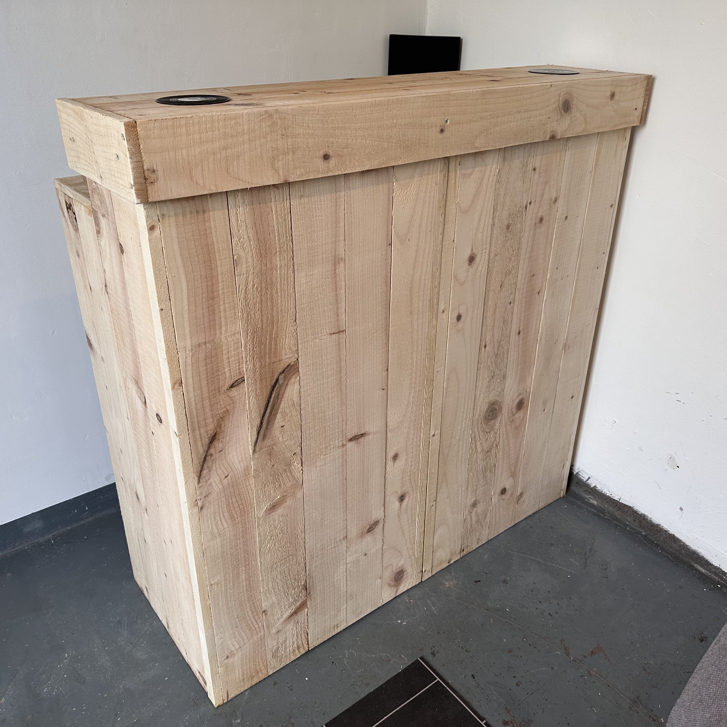 Rustic Wooden Serving Bar - Shop Online at OnlineBars
