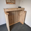 Rustic Wooden Serving Bar - Shop Online at OnlineBars