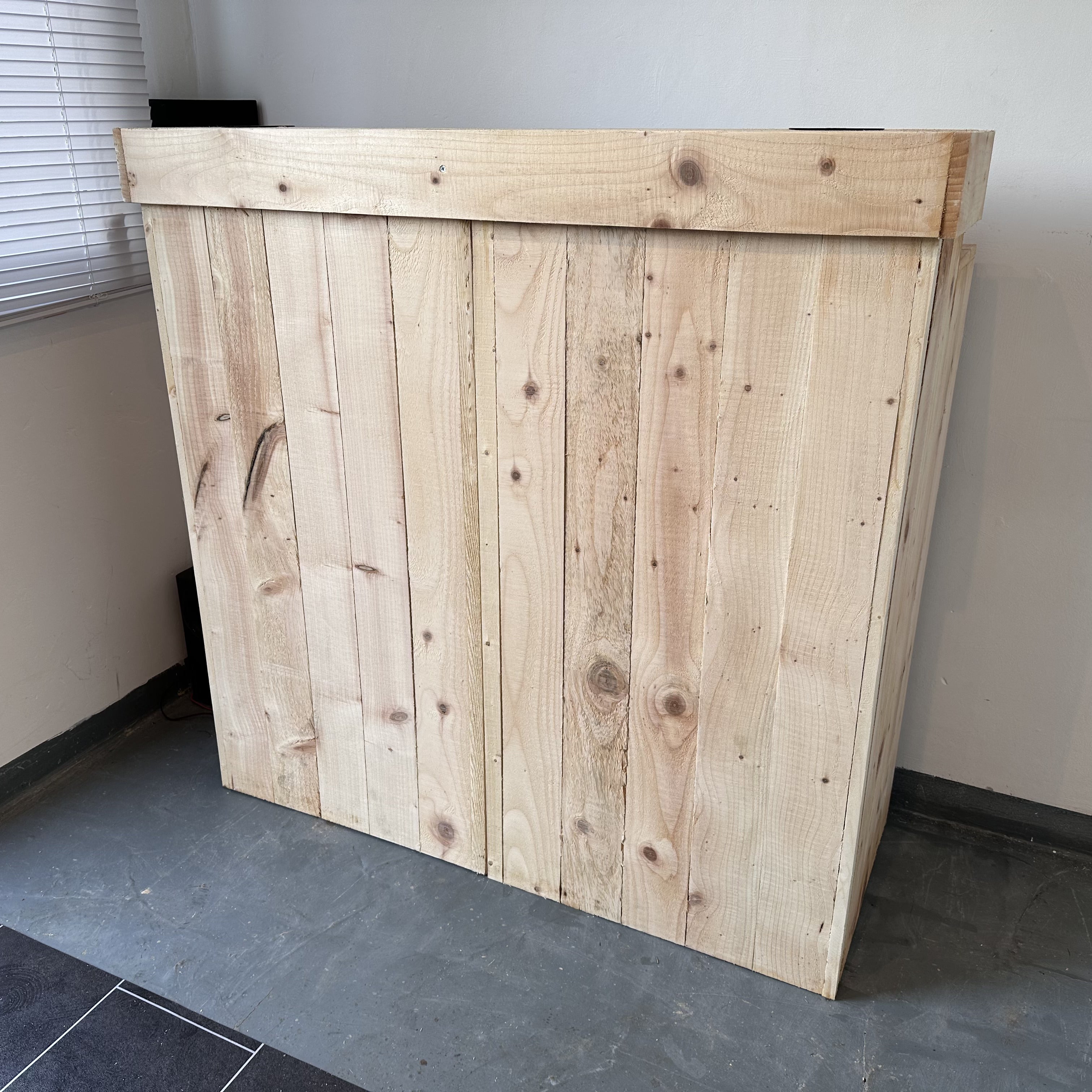 Rustic Wooden Serving Bar - Shop Online at OnlineBars