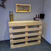 Rustic Wooden Pallet Style Bar - Shop Online at OnlineBars
