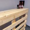 Rustic Wooden Pallet Style Bar - Shop Online at OnlineBars