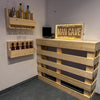 Rustic Wooden Pallet Style Bar - Shop Online at OnlineBars