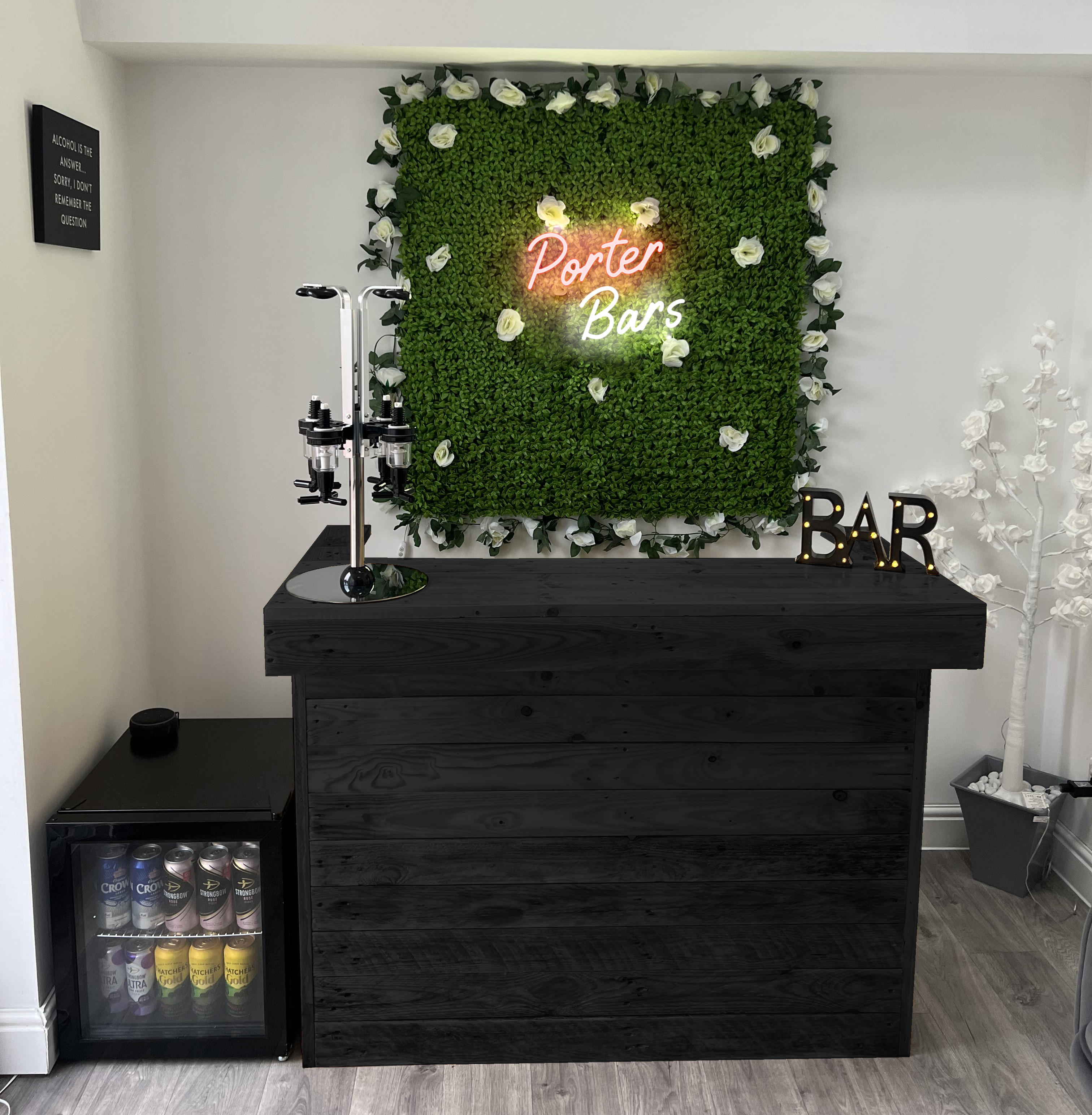 Rustic Wooden Pallet Bar