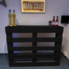 Rustic Wooden Pallet Style Bar - Shop Online at OnlineBars