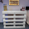 Rustic Wooden Pallet Style Bar - Shop Online at OnlineBars