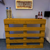 Rustic Wooden Pallet Style Bar - Shop Online at OnlineBars