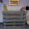 Rustic Wooden Pallet Style Bar - Shop Online at OnlineBars