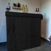 Rustic Wooden Serving Bar - Shop Online at OnlineBars