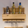 Rustic Wooden Drinks Rack - Shop Online at OnlineBars