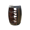 Wine Barrel Wine Rack 6 Bottle Wooden Wine Rack Table Top Wine Rack