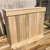 Rustikale Cocktailbar aus Holz 