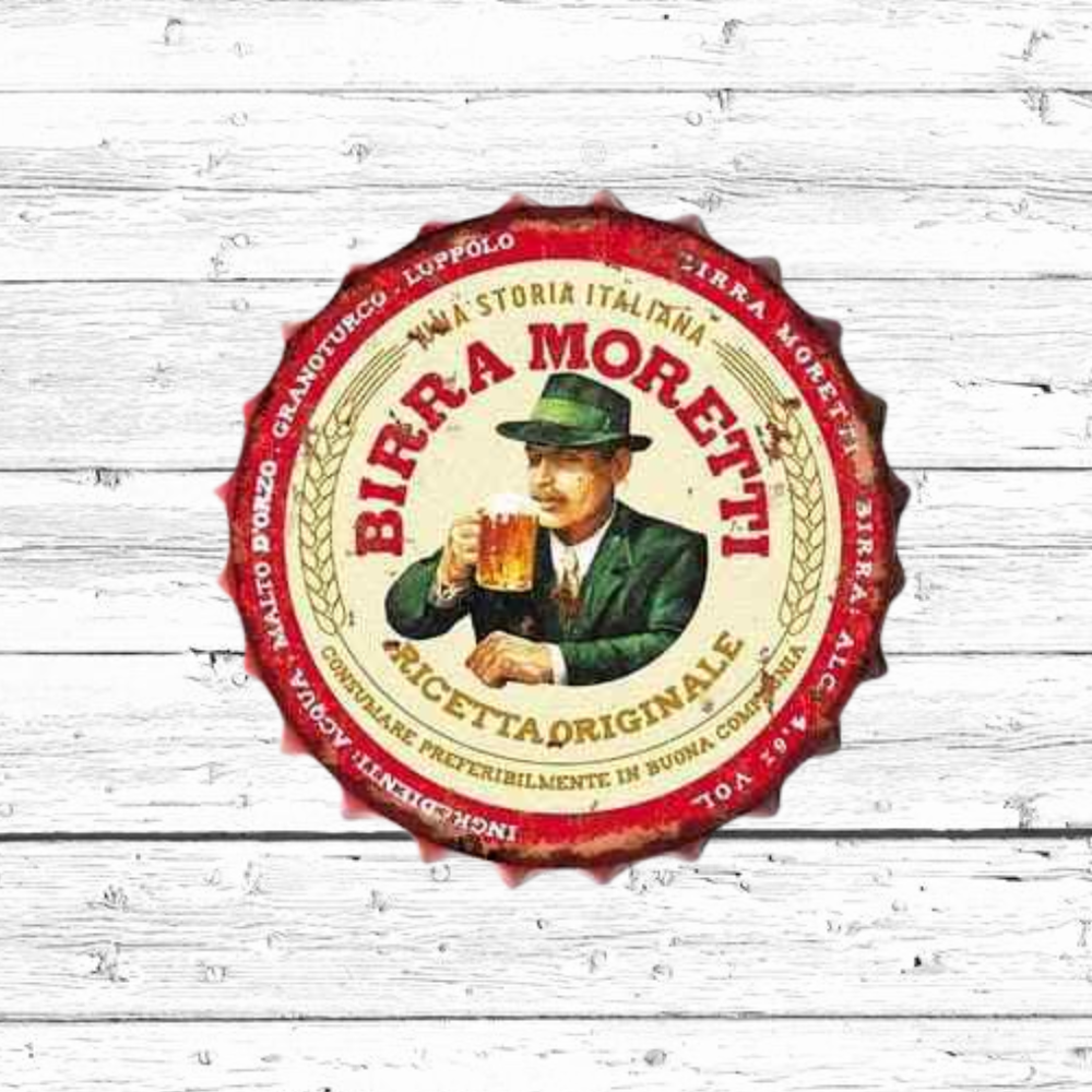 Birra Moretti Retro Bar Sign