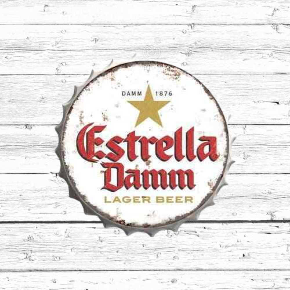 Estrella Damm Retro Bar Schild