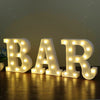 LED Light Bar Sign, Set of 3 Letters