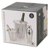 Products Ice Bucket & Ice Tongs with Shaker Set Drinks Mixer - Stainless Steel