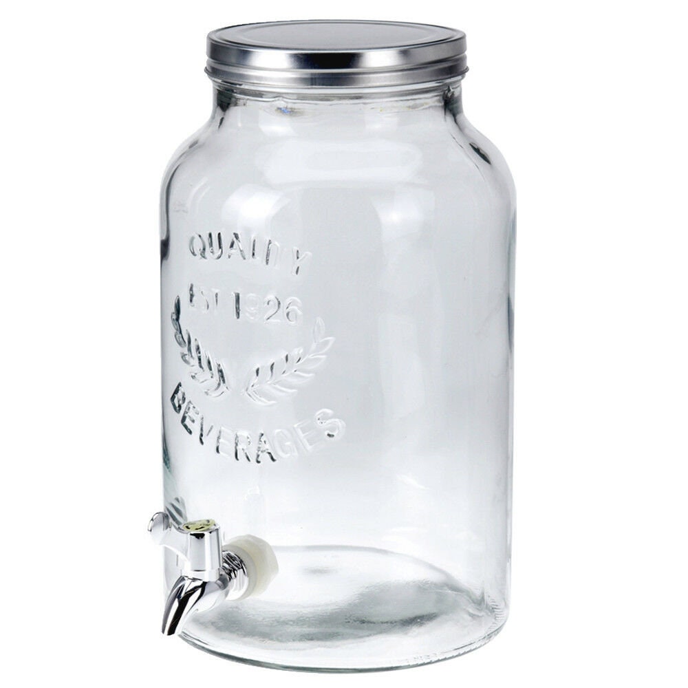 5.5 litre glass beverage dispenser