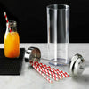 Vintage Plastic Straw Dispenser for Paper Straws