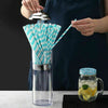 Vintage Plastic Straw Dispenser for Paper Straws