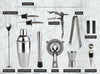14pc stainless steel cocktail shaker set