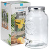 5.5 litre glass beverage dispenser