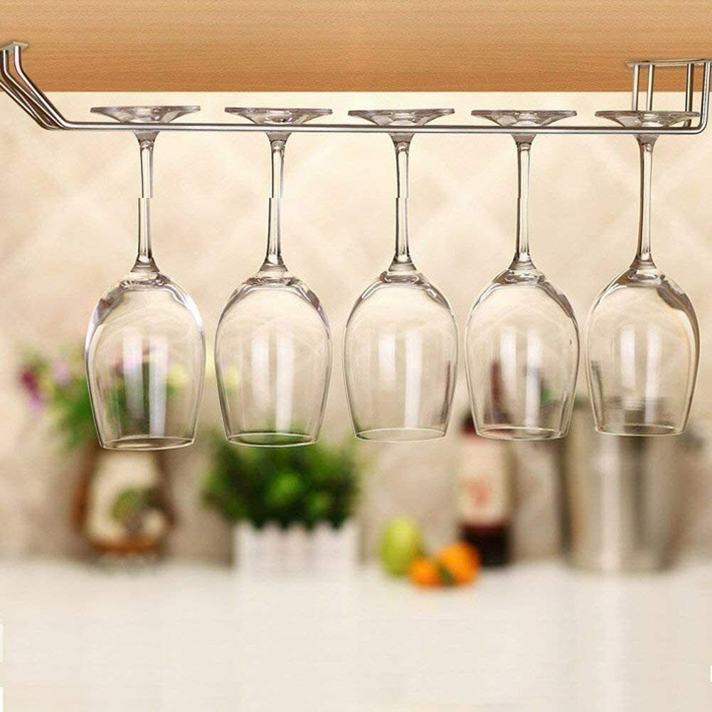 2x Wine Glass Holder Rack Shelf for Home Bar Pub! - Screws Included.