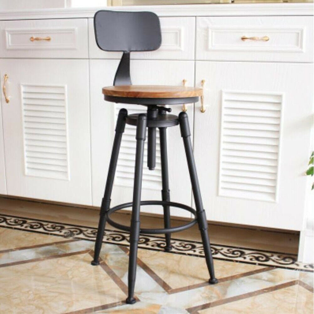 Vintage Swivel Bar Stool