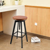 2x Vintage Industrial Bar Stools Chair Retro Kitchen Counter Wooden Seat Pub.