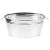 Wine Champagne Beer Cocktail Drinks Ice Cooler Cold Metal Bucket Bar Tub Party.