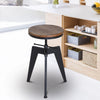antique industrial swivel style Bar stool