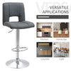 Products Modern Fabric Bar stool Armless Adjustable Height with Swivel Seat, Set of 2