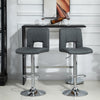 Products Modern Fabric Bar stool Armless Adjustable Height with Swivel Seat, Set of 2