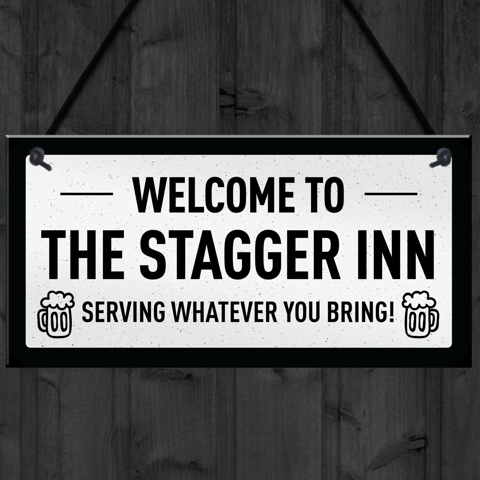 Personalised Home Bar Sign