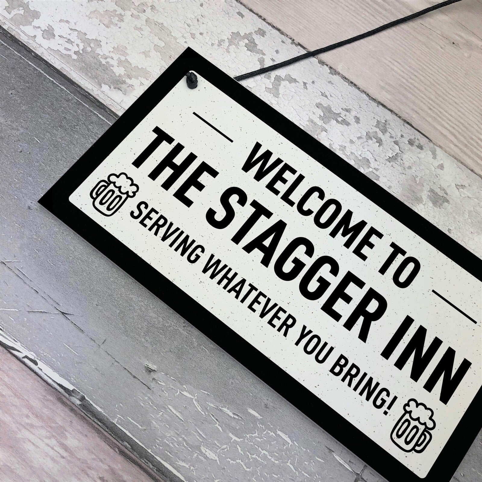 Personalised Home Bar Sign