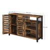 Sideboard, Storage Cabinet with 2 Doors, Adjustable Shelves.