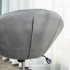 Swivel Dining Height Bar Stool Adjustable Armless Tub Chair Grey