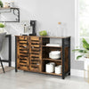 Sideboard, Storage Cabinet with 2 Doors, Adjustable Shelves.