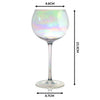 Set of 2 Iridescent Gin Glasses