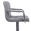 Grey Height Adjustable Bar Stool Bar Chair Breakfast Bar StoolGrey Height Adjustable Bar Stool Bar Chair Breakfast Bar Stool