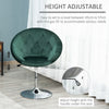 Swivel Dining Height Bar Stool Adjustable Armless Tub Chair Green