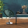 Swivel Dining Height Bar Stool Adjustable Armless Tub Chair Green