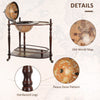 Bar Globe Drinks Cabinet Wine Container Minibar Storage Trolley Table