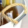 white galvanised steel drinks pail ice bucket