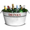 Galvanised Steel Drinks Party Tub Drinks Tub Drinks Pail.